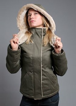 hemp hoodlamb womens jacket